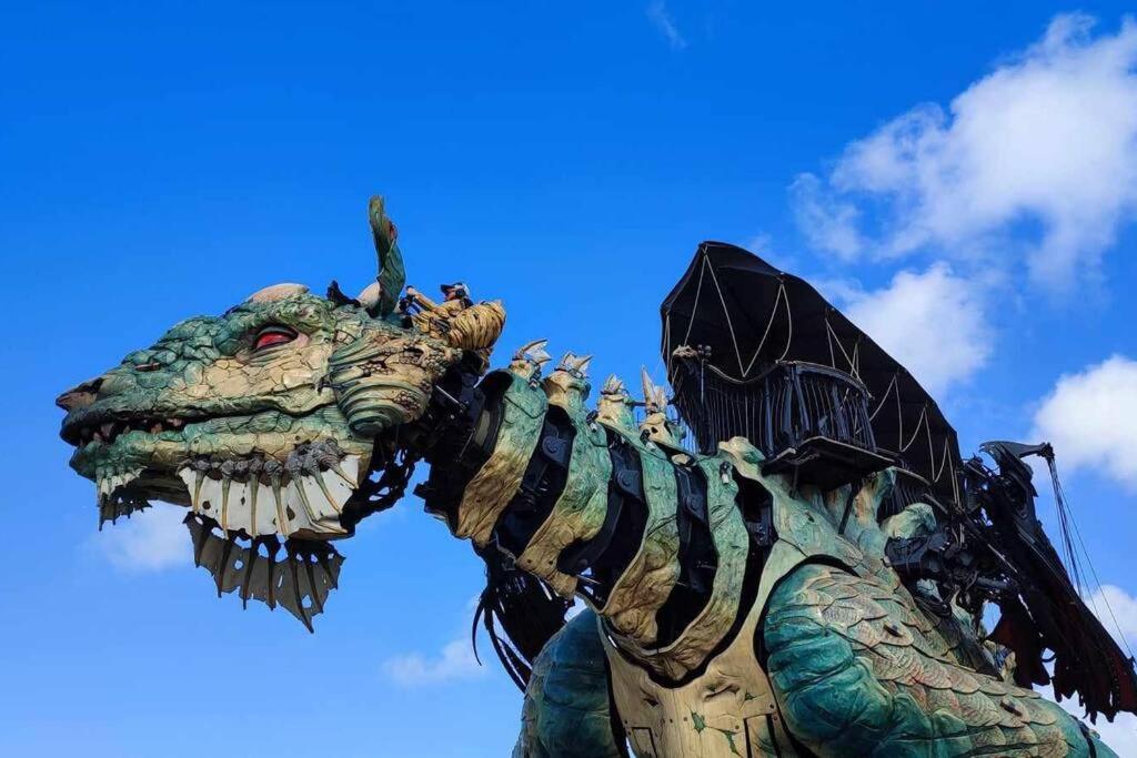 Studio Calais Front De Mer-Le Cocon Du Dragon-Classe 3 Etoiles Exteriör bild